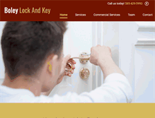 Tablet Screenshot of boleylocksmith.com